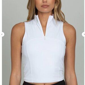 White Day to Night Quarter-Zip Top